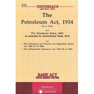 Universal's Petroleum Act, 1934 Bare Act